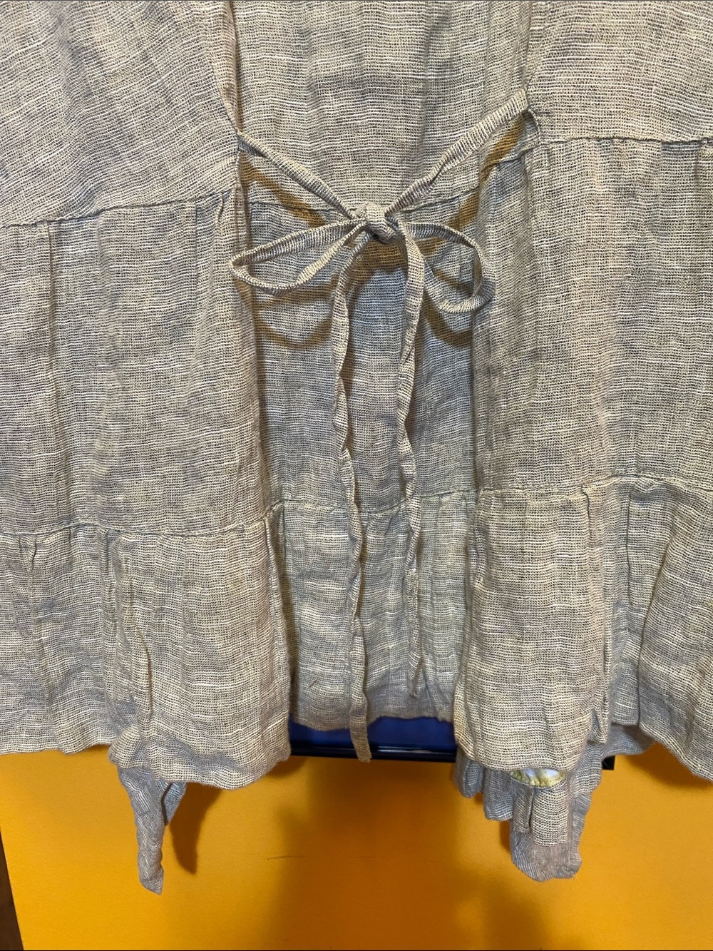 Animale Linen Waterfall Vest - Picture 10 of 12